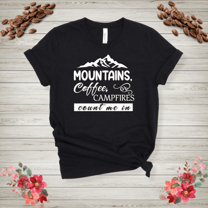 Mountain coffee campfire