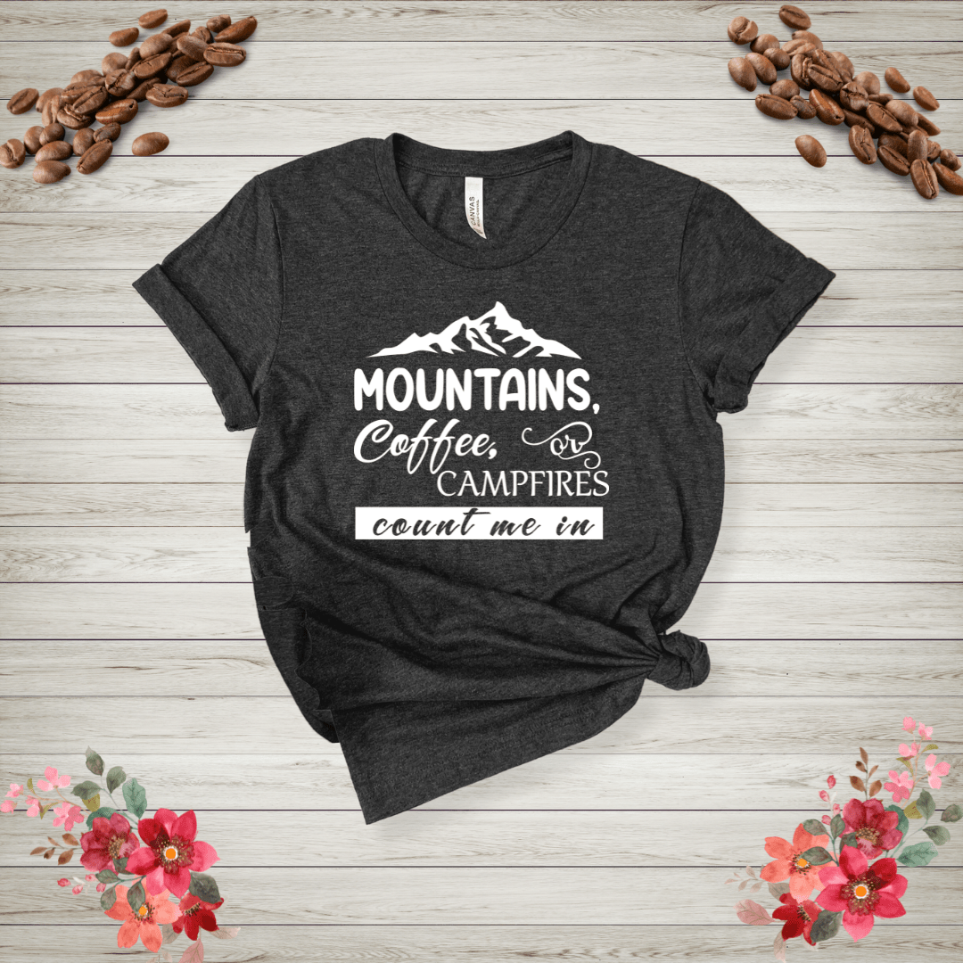 Mountain coffee campfire