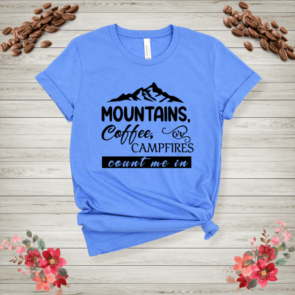 Mountain coffee campfire