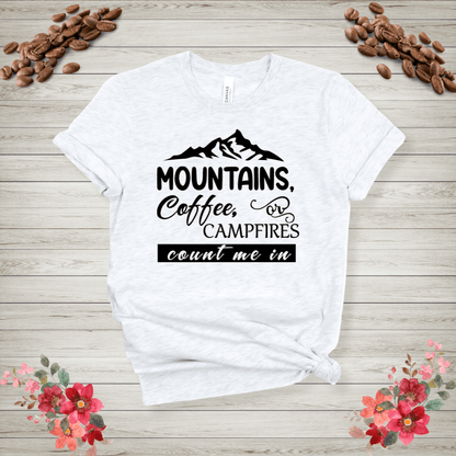 Mountain coffee campfire